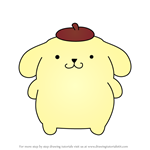 How to Draw Pompompurin from Hello Kitty