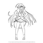 How to Draw Rias Gremory from High School DxD