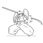 How to Draw Angry Hakudoshi from Inuyasha