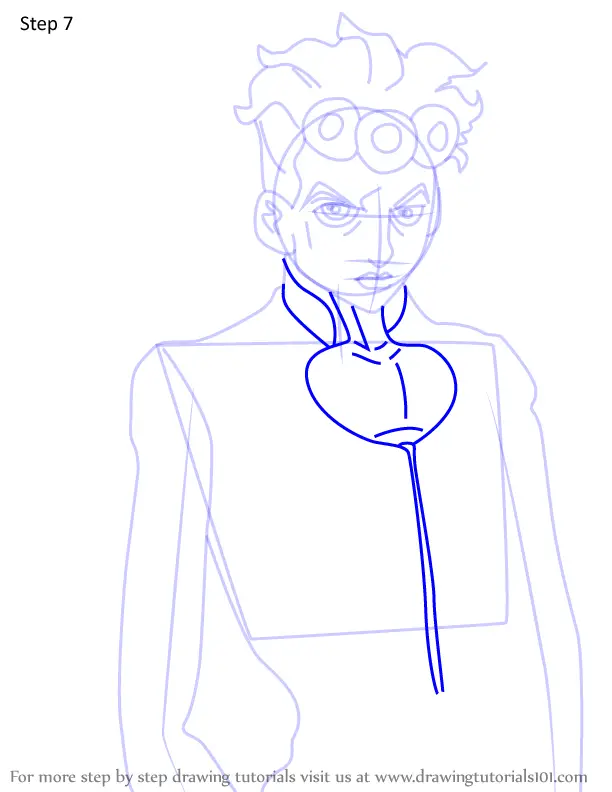 How to Draw Giorno from JoJo's Bizarre Adventure (JoJo's Bizarre ...