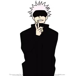 How to Draw Gojo from Jujutsu Kaisen