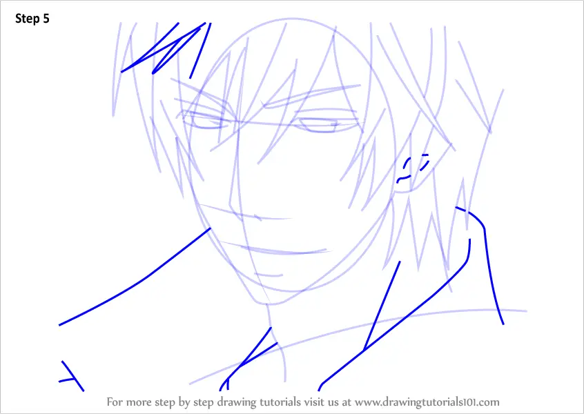 How to Draw Kyo ijuuin from Junjou Romantica (Junjou Romantica) Step by ...