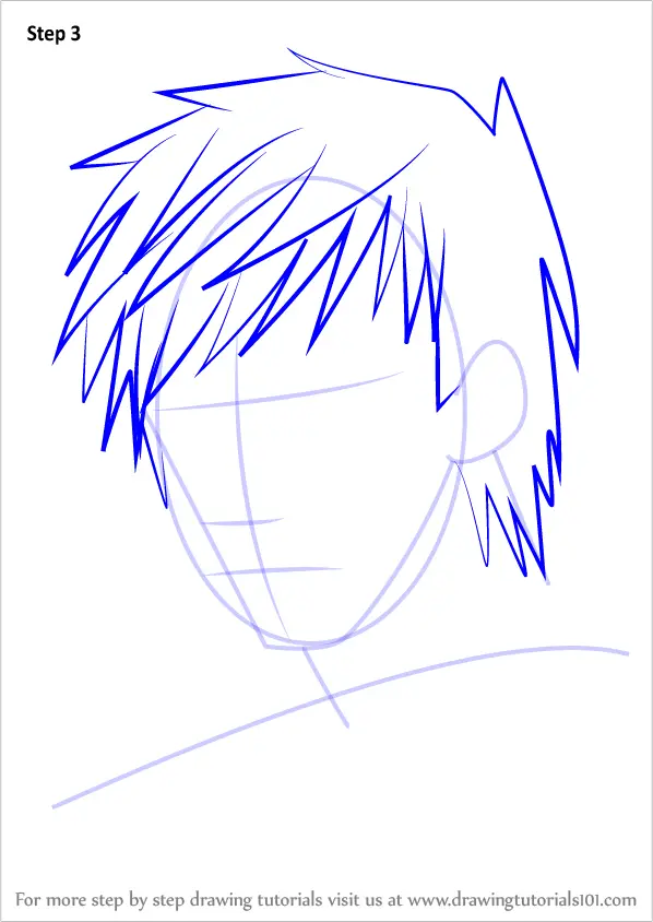 How to Draw Yoh Miyagi from Junjou Romantica (Junjou Romantica) Step by ...