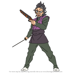 How to Draw Genya Shinazugawa from Kimetsu no Yaiba