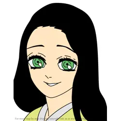 How to Draw Kotoha Hashibira from Kimetsu no Yaiba