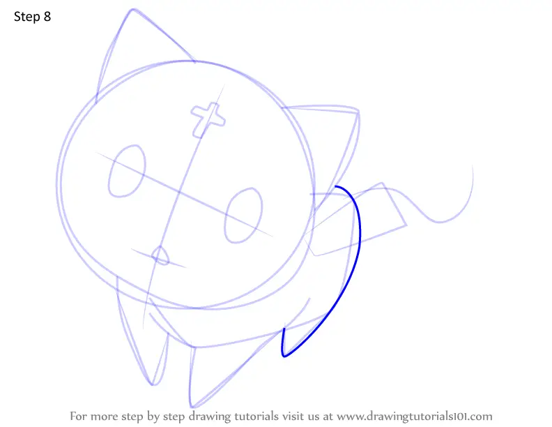 How to Draw Chomusuke from KonoSuba (KonoSuba) Step by Step ...