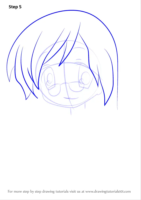 How to Draw Hinata Miyakawa from Lucky Star (Lucky Star) Step by Step ...