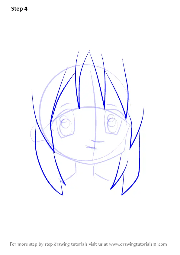 How to Draw Matsuri Hiiragi from Lucky Star (Lucky Star) Step by Step ...