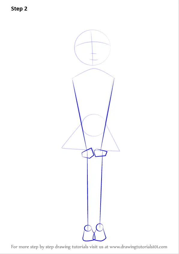 How To Draw Misao Kusakabe From Lucky Star Lucky Star Step By Step 3959