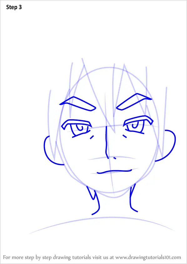 How to Draw Sojiro Izumi from Lucky Star (Lucky Star) Step by Step ...