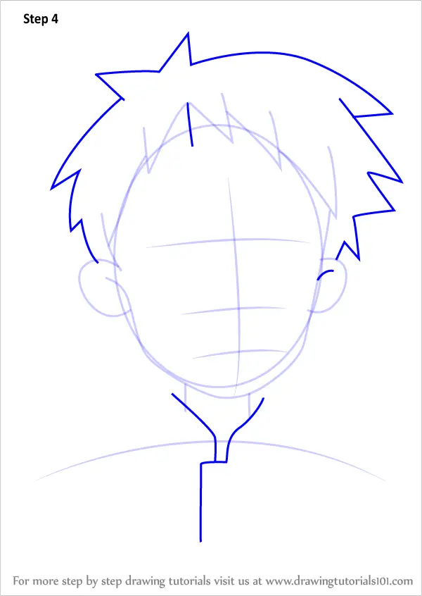 How to Draw Tadao Hiiragi from Lucky Star (Lucky Star) Step by Step ...