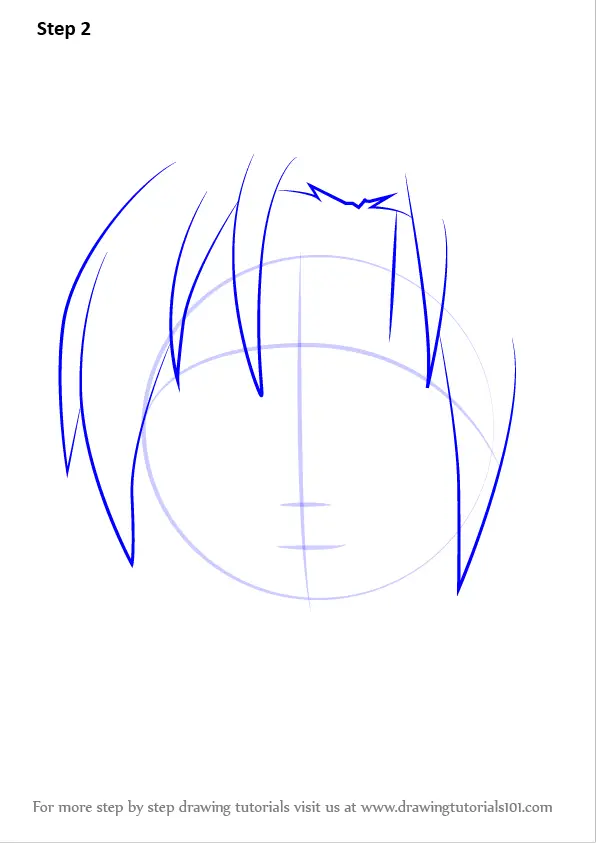 How to Draw Yui Narumi from Lucky Star (Lucky Star) Step by Step ...