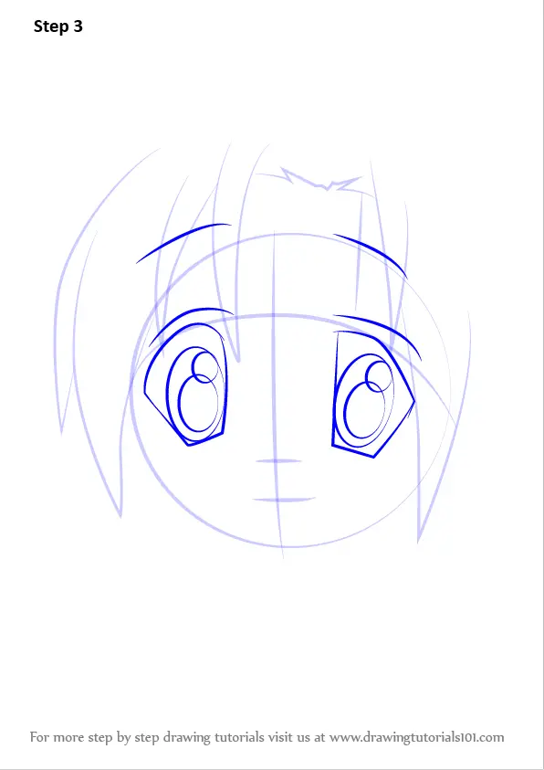 How to Draw Yui Narumi from Lucky Star (Lucky Star) Step by Step ...