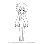 How to Draw Yukina Utsumi from Lucky Star