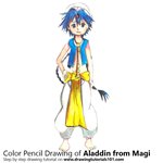 How to Draw Aladdin from Magi