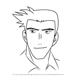 How to Draw Hideki Shigeno from Major
