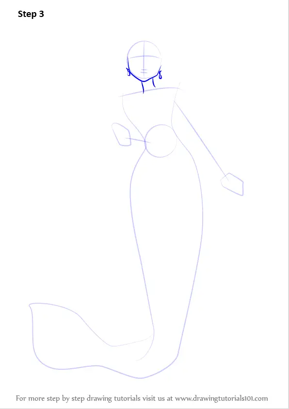 How to Draw Noel in Mermaid from Mermaid Melody (Mermaid Melody) Step ...