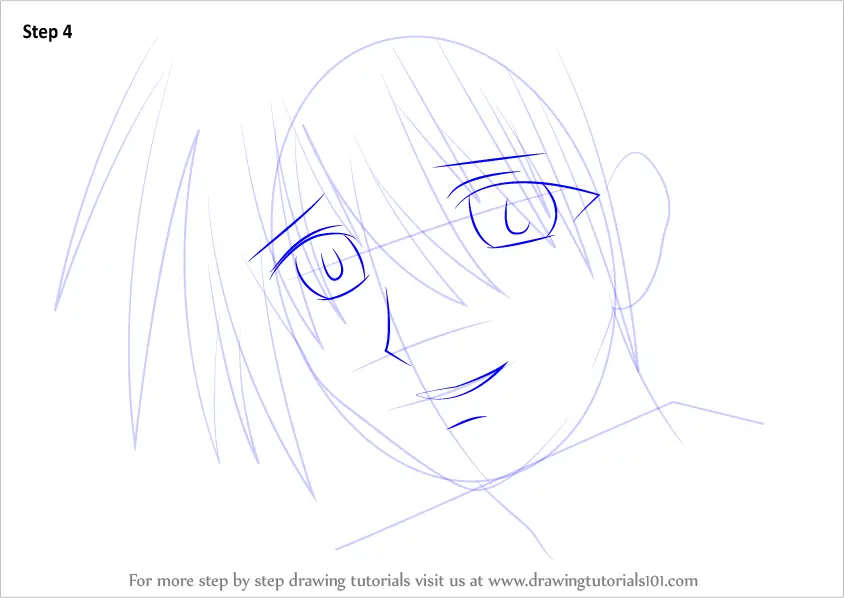 How to Draw Rihito Amagi from Mermaid Melody (Mermaid Melody) Step by ...