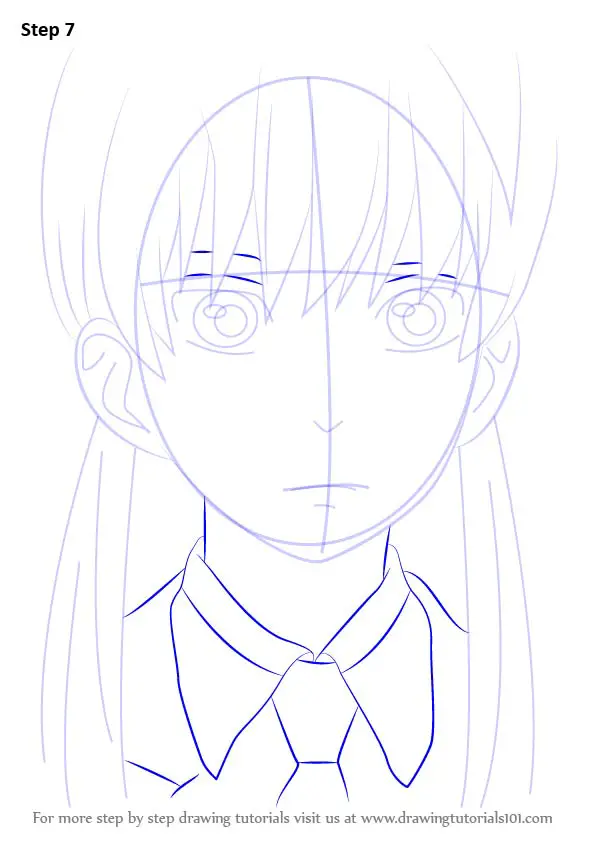 How to Draw Shizuku Mizutani Face from My Little Monster (My Little ...