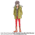 How to Draw Yuzan Yoshida from My Little Monster