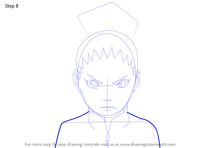 How to Draw Shikadai Nara from Naruto (Naruto) Step by Step ...