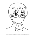 How to Draw Koujirou Sasahara from Nichijou