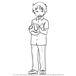 How to Draw Makoto Sakurai from Nichijou