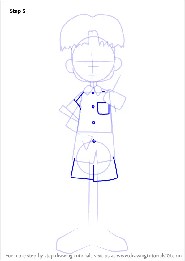 How To Draw Masayoshi Nakajima From Ojamajo Doremi Ojamajo Doremi