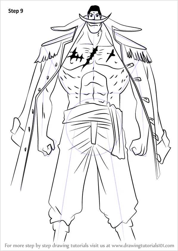 Learn How to Draw Edward Newgate aka Whitebeard from One Piece (One