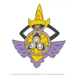 How to Draw Aegislash Shield Forme from Pokemon