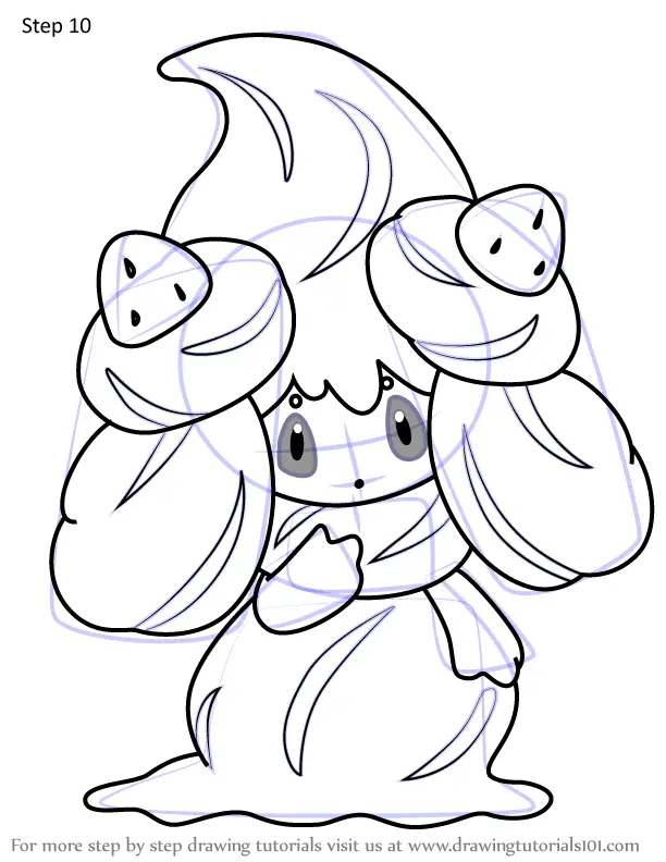 alcremie coloring page high quality pokemon