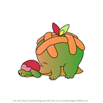 How to Draw Appletun from Pokemon