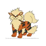 How to Draw Arcanine from Pokemon