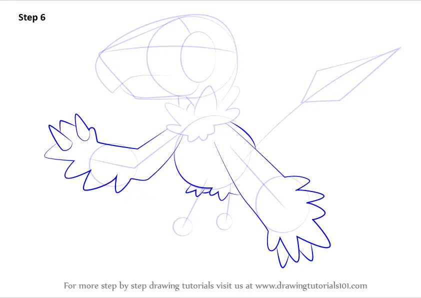 How to Draw Archen from Pokemon (Pokemon) Step by Step ...