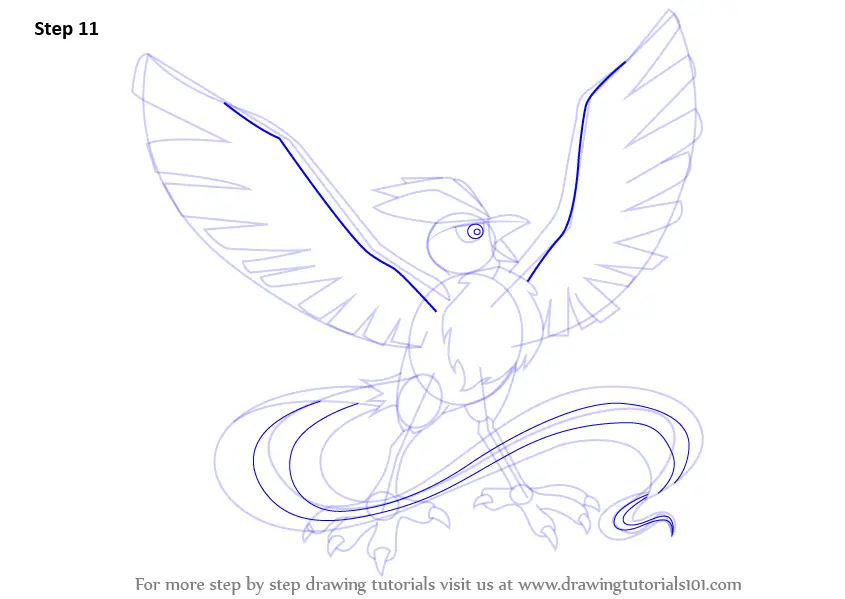 How to Draw Articuno from Pokemon (Pokemon) Step by Step ...