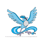How to Draw Articuno from Pokemon