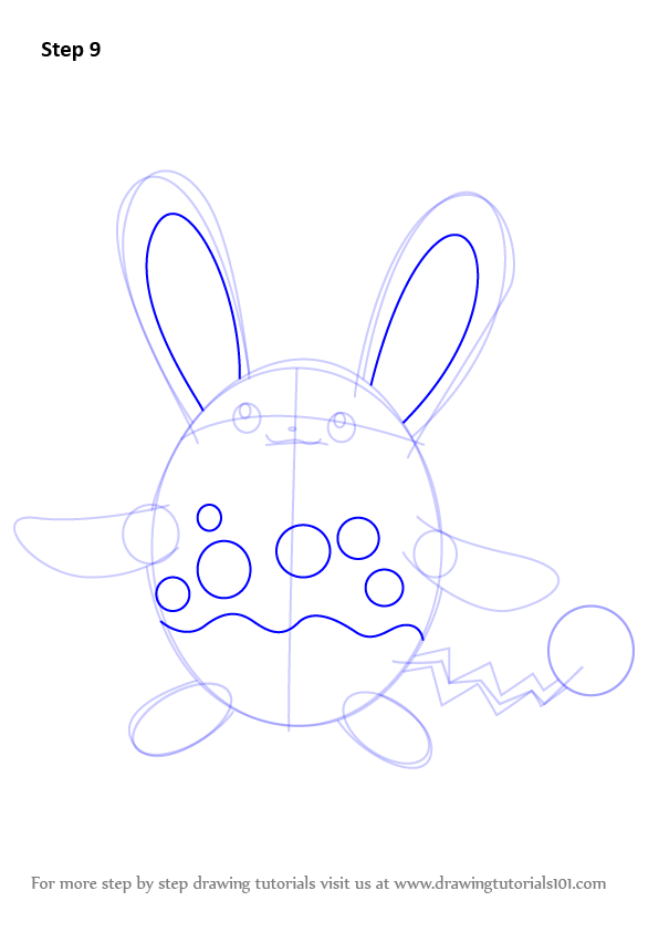 Learn How to Draw Azumarill from Pokemon (Pokemon) Step by Step