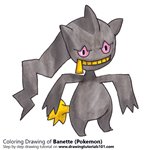 How to Draw Banette from Pokemon