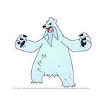 How to Draw Beartic from Pokemon