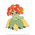 How to Draw Bellossom from Pokemon