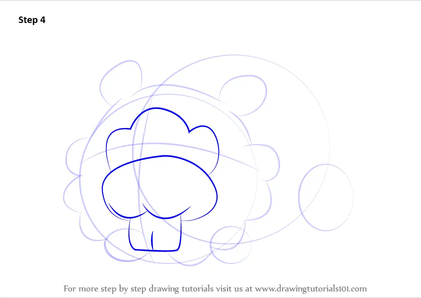 How to Draw Bidoof from Pokemon (Pokemon) Step by Step ...