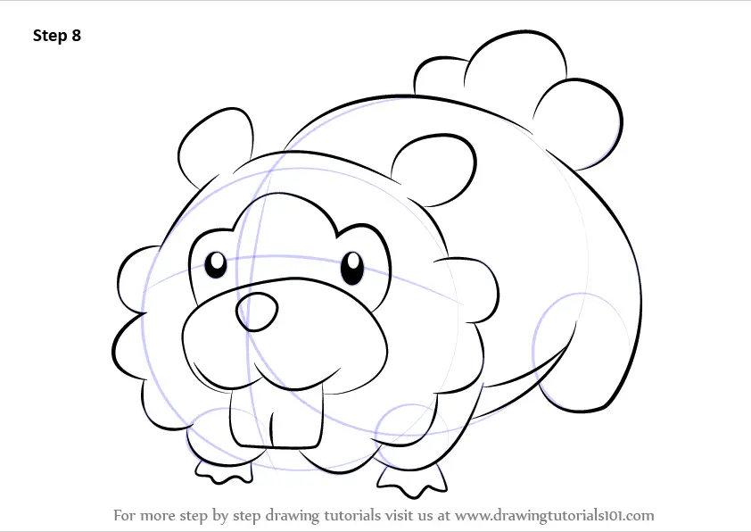 bidoof coloring pages pdfs pokemon