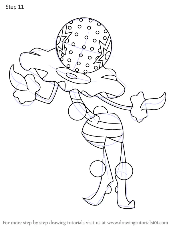 blacephalon coloring page easy pokemon