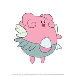 How to Draw Blissey from Pokemon
