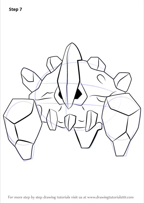 boldore coloring page ideas pokemon