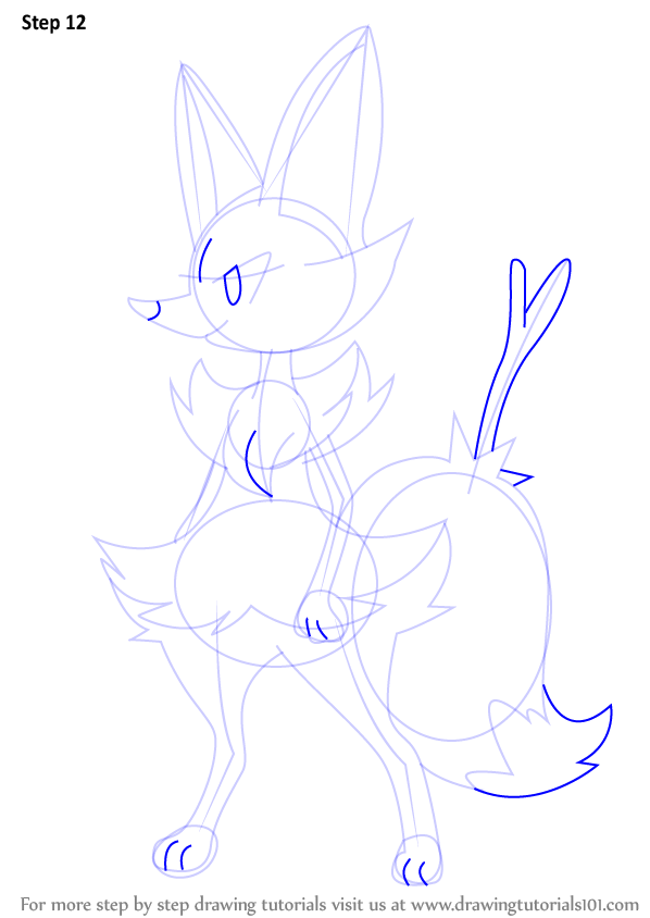 How to Draw Braixen from Pokemon (Pokemon) Step by Step ...