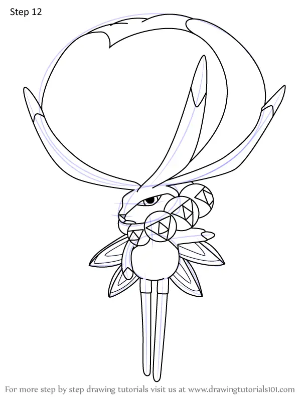 calyrex coloring page easy pokemon