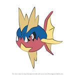 How to Draw Carvanha from Pokemon