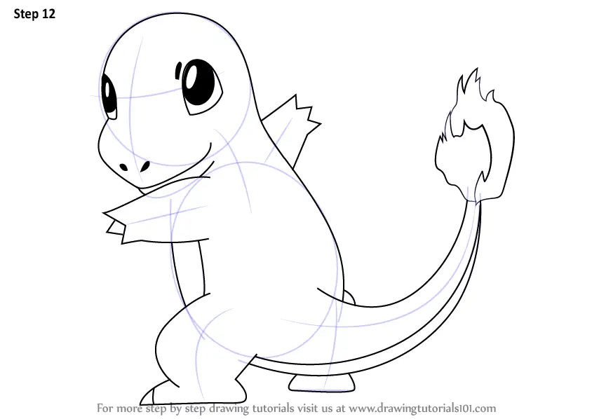 Charmander Drawing Pokemon 1 Draw A Rectangle That Will Define The