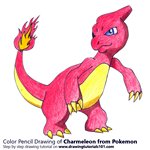 How to Draw Charmeleon from Pokemon